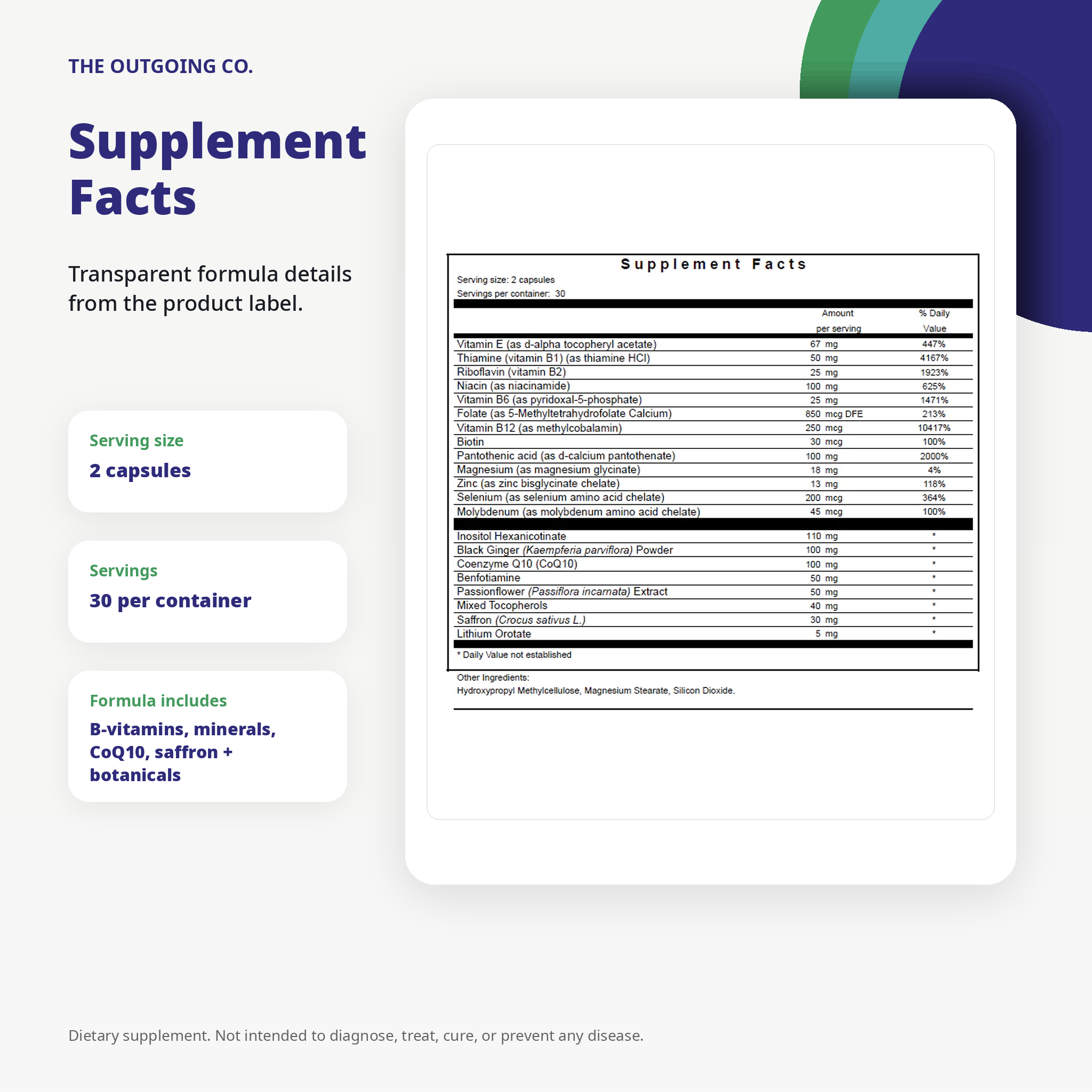 3-Plenic | Nicotine & Stimulant Use Replenishment Complex | 30 day supply