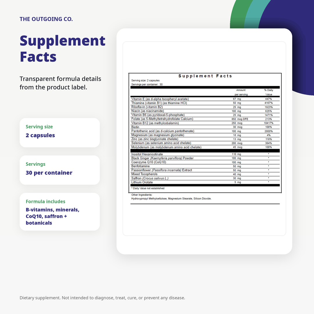 3-Plenic | Nicotine & Stimulant Use Replenishment Complex | 30 day supply