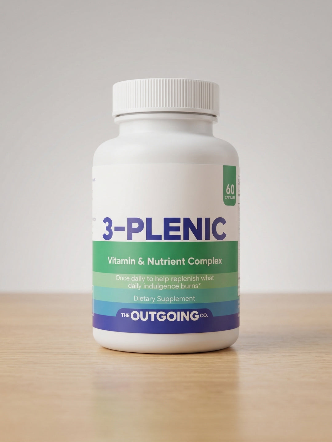 3-Plenic | Nicotine & Stimulant Use Replenishment Complex | 30 day supply