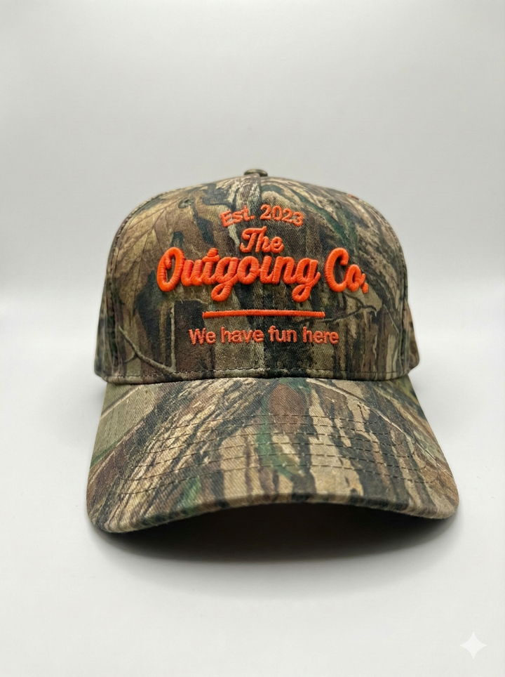 The Outgoing Co. 5-Panel Logo Hat