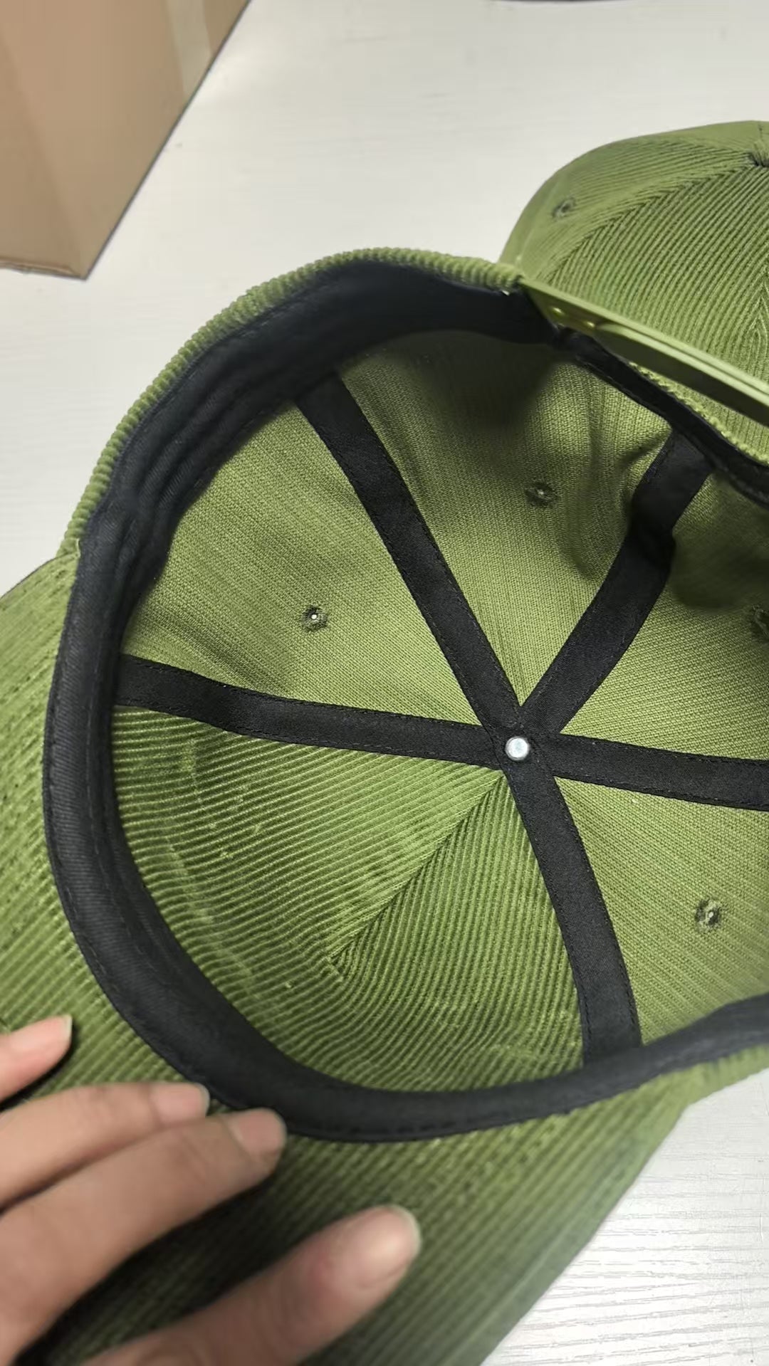 The Outgoing Co. Corduroy Branded Hat