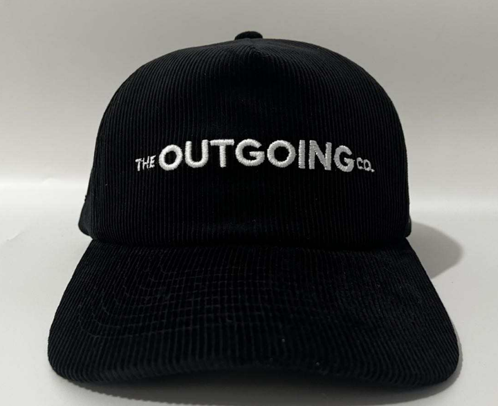 The Outgoing Co. Corduroy Branded Hat